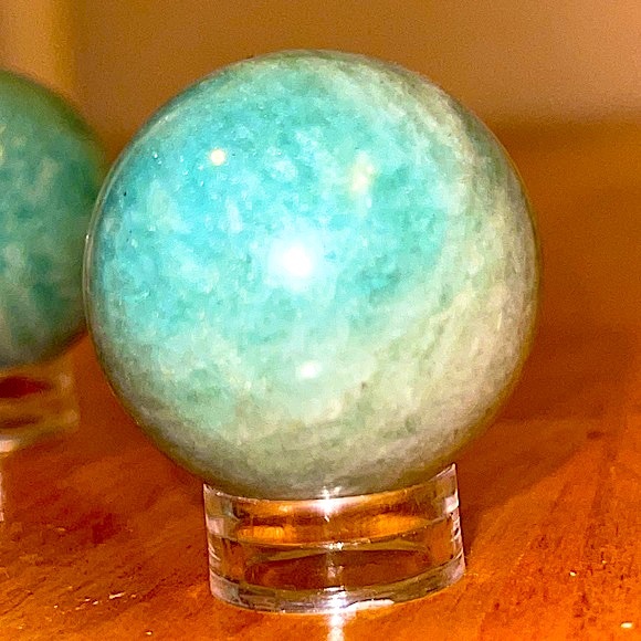 🍒BOGO🍒 1 LEFT! Amazonite Spheres 🩵 READ DESCRIPTION FOR DEAL!! - Picture 11 of 16